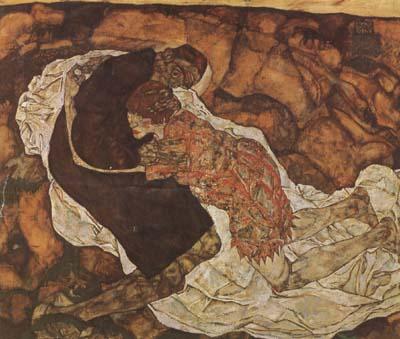 Egon Schiele Death and the Maiden (mk20) France oil painting art